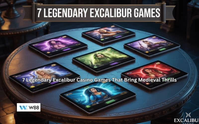 excalibur casino games